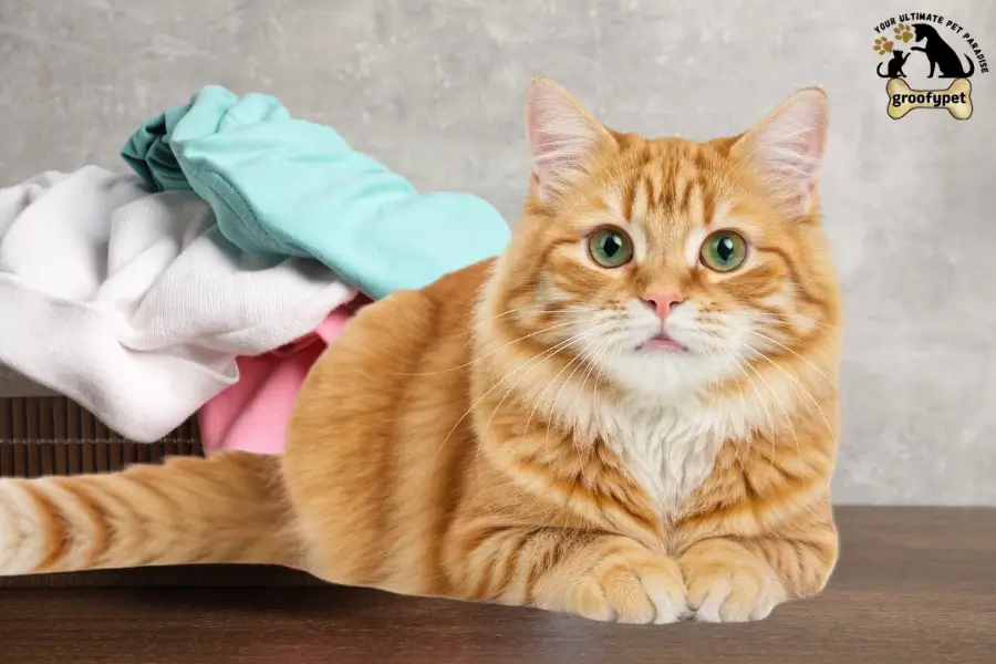 why cat pee on clothes