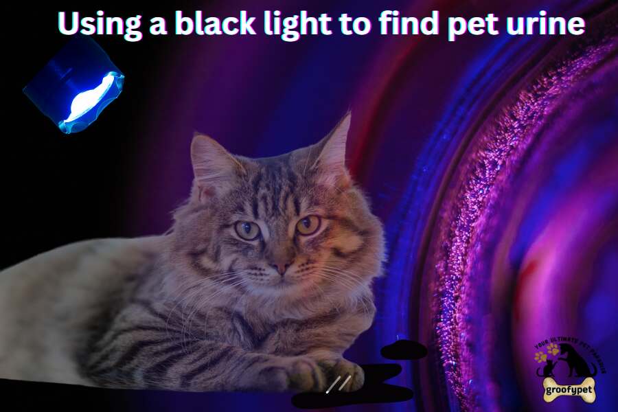 using a black light to find pet urine