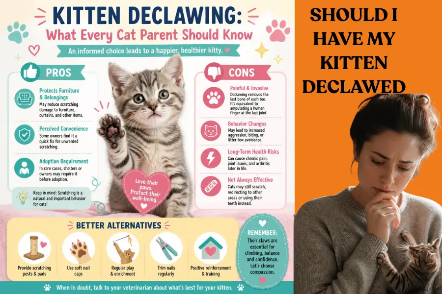 Should I Have My Kitten Declawed