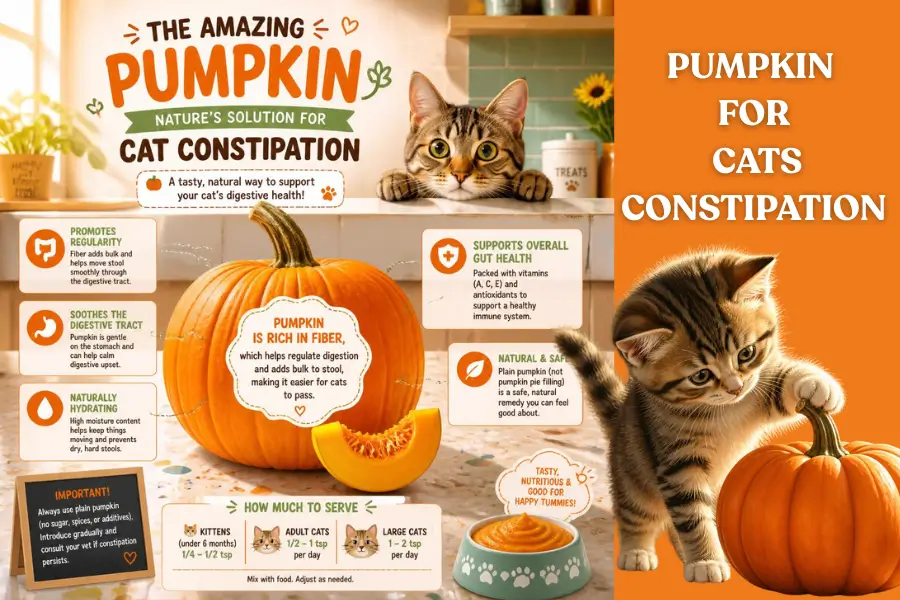 Pumpkin for Cats Constipation
