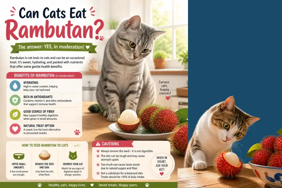 Can Cats Eat Rambutan