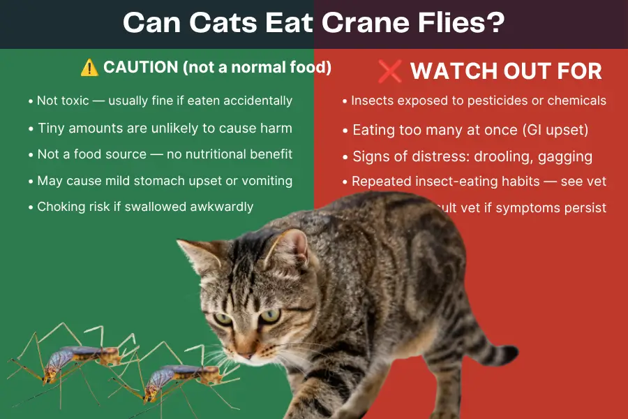 Can Cats Eat Crane Flies