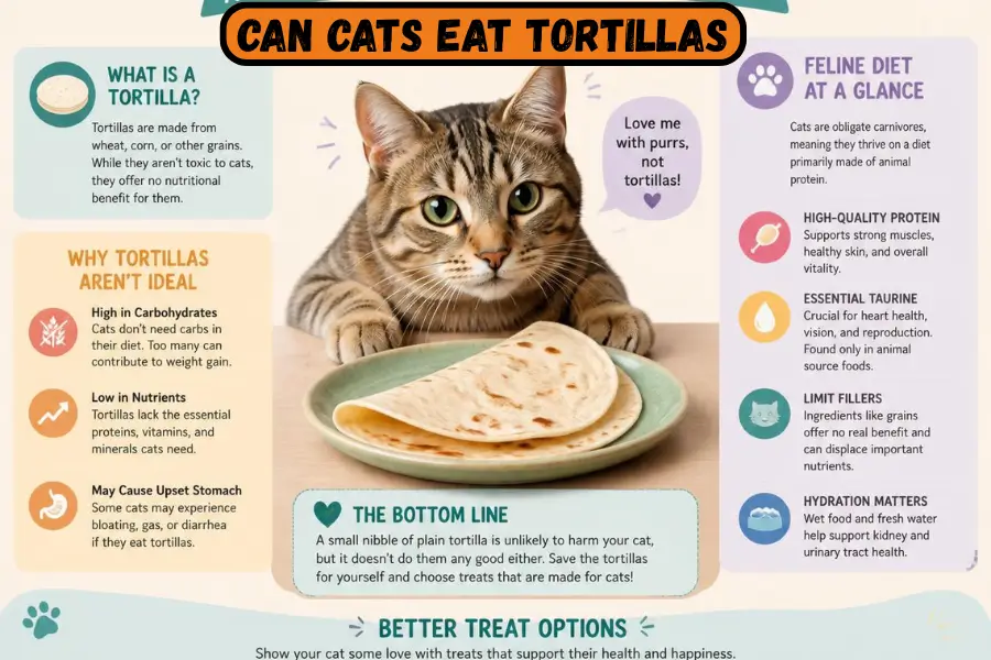 Can Cats Eat Tortillas