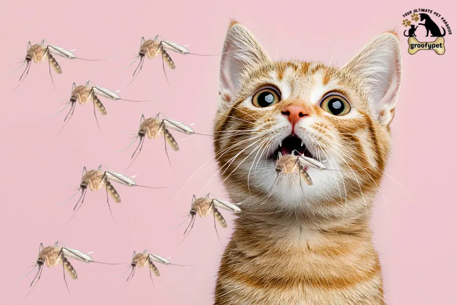can cats eat mosquitoes