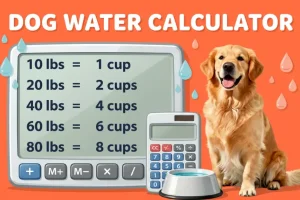 Dog Water Calculator