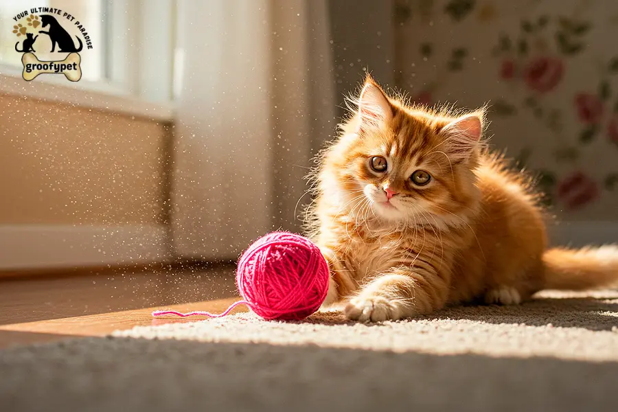 when do kittens balls drop