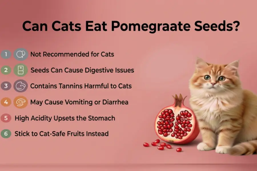 Can Cats Eat Pomegranate Seeds