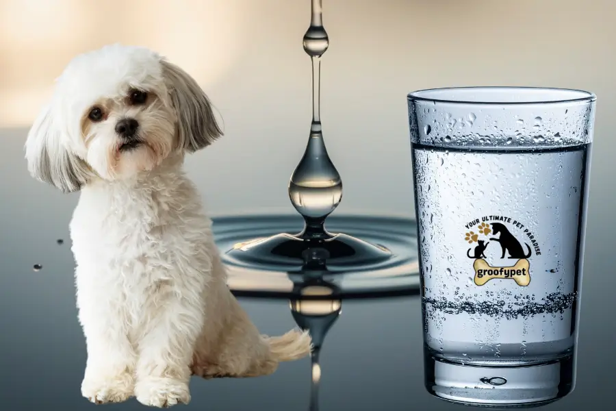 how much water should a dog drink in one sitting
