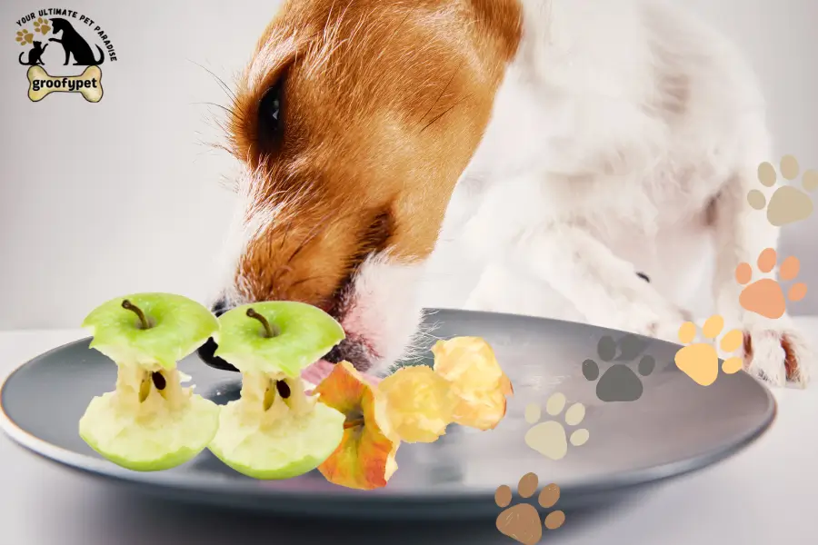 apple cores can dogs eat