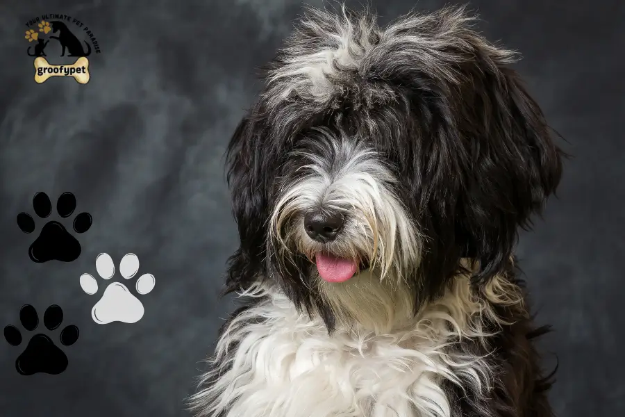 dog that looks like a rug