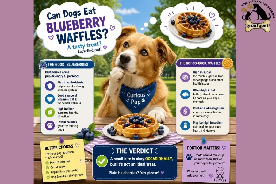 Can Dogs Eat Blueberry Waffles