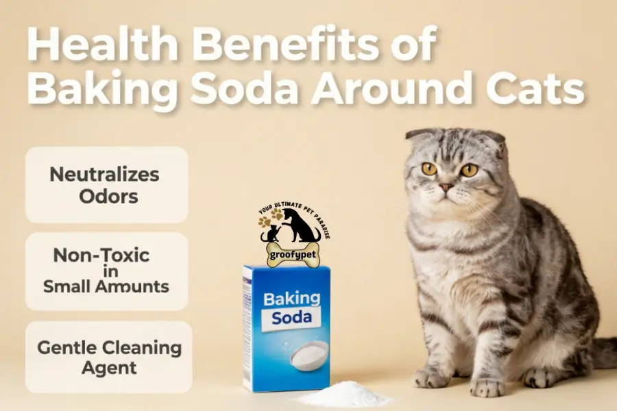 is baking soda safe for cats