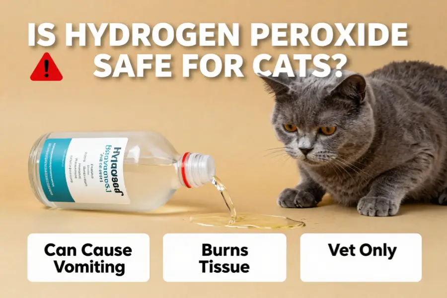 Is Hydrogen Peroxide Safe for Cats