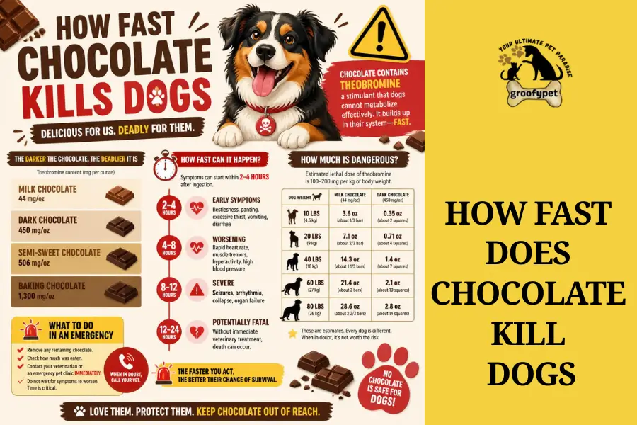 How Fast Does Chocolate Kill Dogs