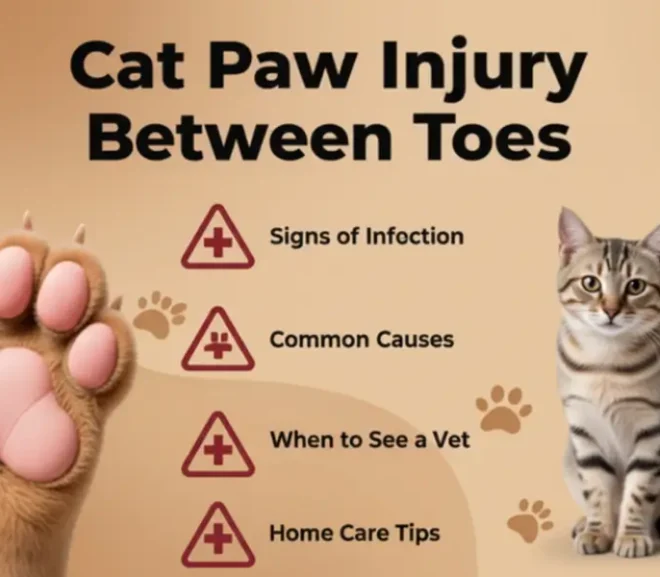 Cat Paw Injury Between Toes: Causes, Symptoms and Treatment