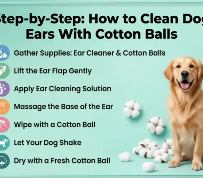How to Clean Dog Ears With Cotton Balls: Step-by-Step Guide
