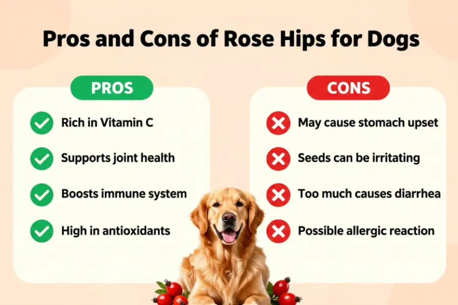 Can dogs eat rose hips