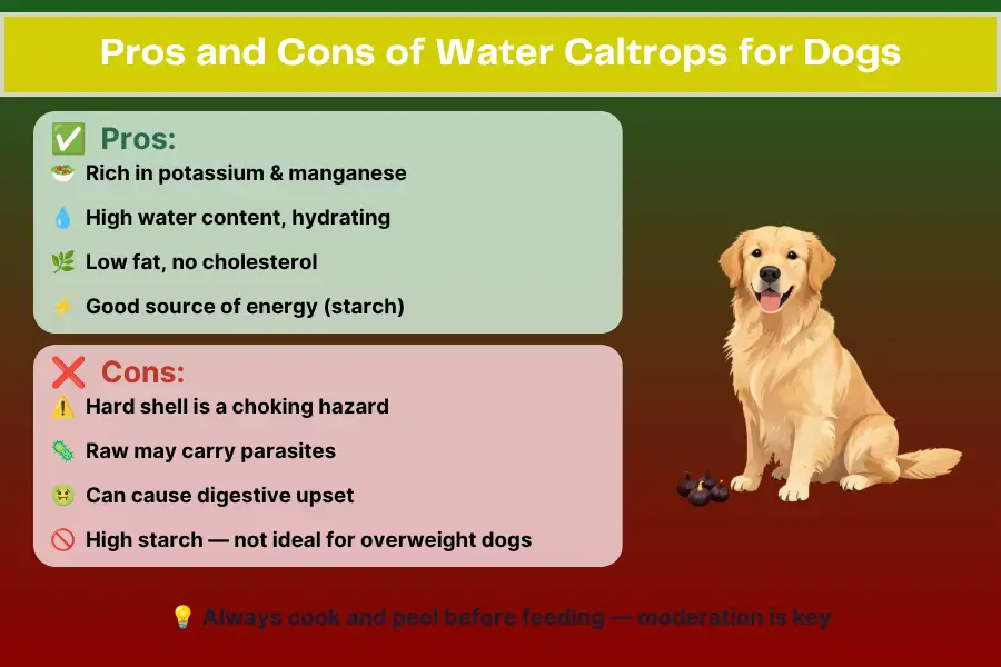 Pros and Cons of Water Caltrops for Dogs