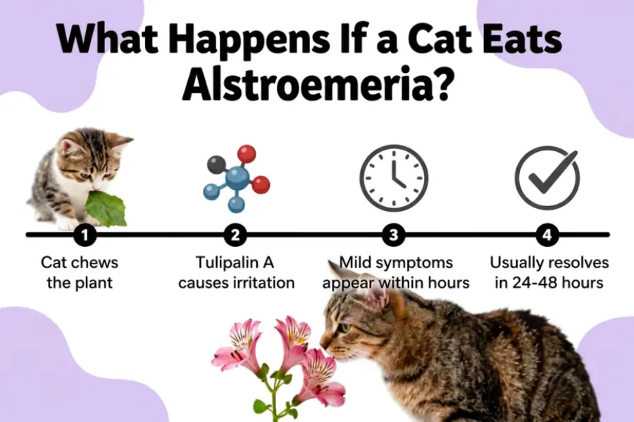 is alstroemeria toxic to cats