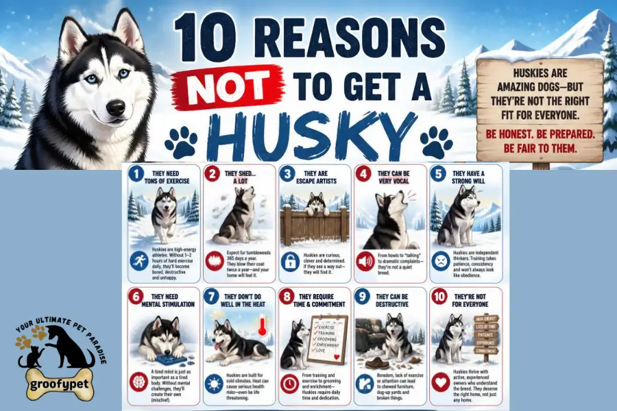 10 Reasons Not to Get a Husky