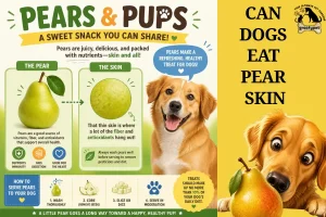 Can dogs eat pear skin