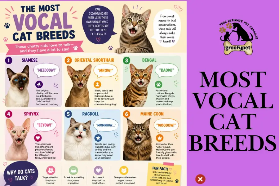 Most Vocal Cat Breeds