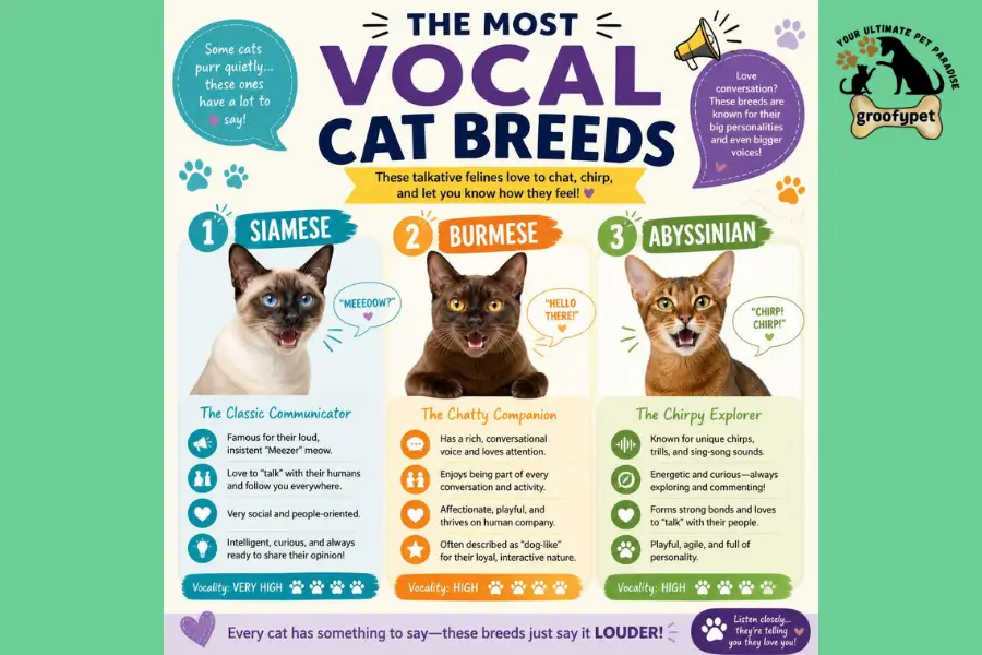Most Vocal Cat Breeds