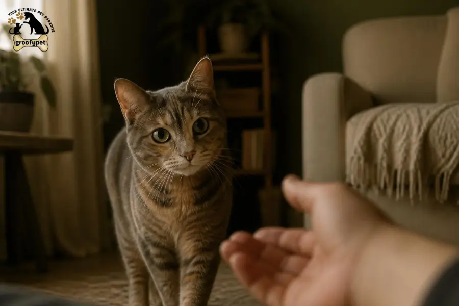 How Do Cats See Humans in the Dark
