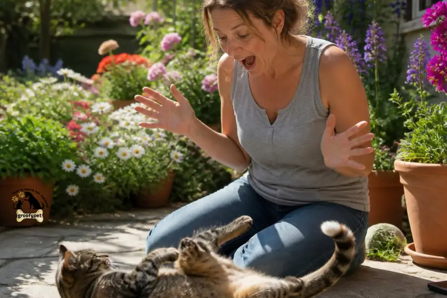 Why Do Cats Flop Down in Front of You