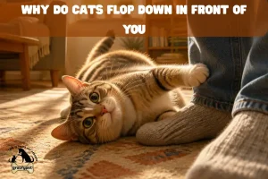 Why Do Cats Flop Down in Front of You