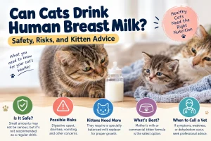 Can Cats Drink Human Breast Milk