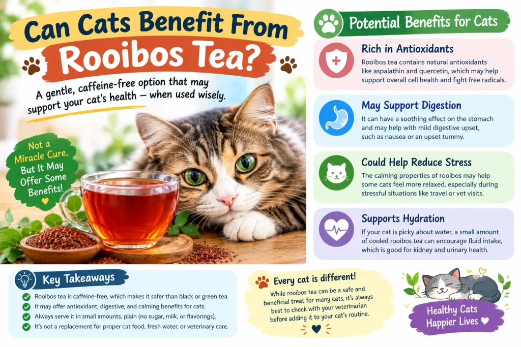 Can Cats Drink Rooibos Tea