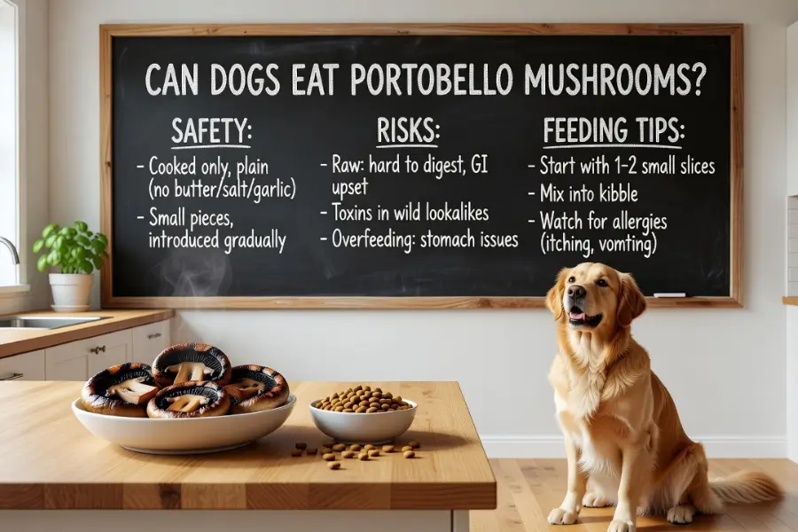 Can Dogs Eat Portobello Mushrooms
