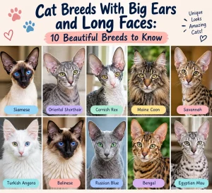 Cat Breeds With Big Ears and Long Faces