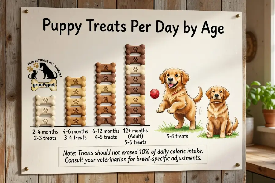 How Many Treats Per Day for a Puppy
