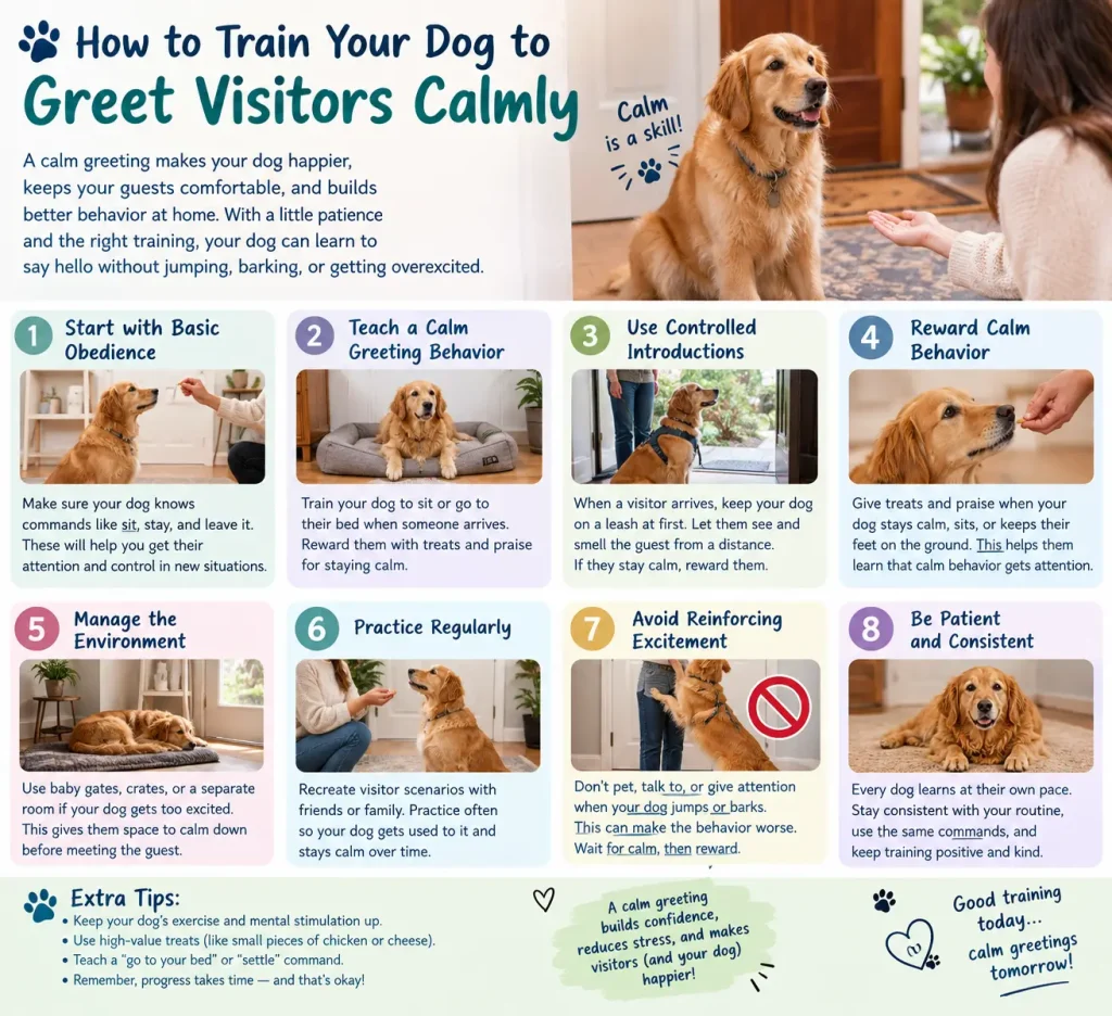 How to Train Your Dog to Greet Visitors Calmly