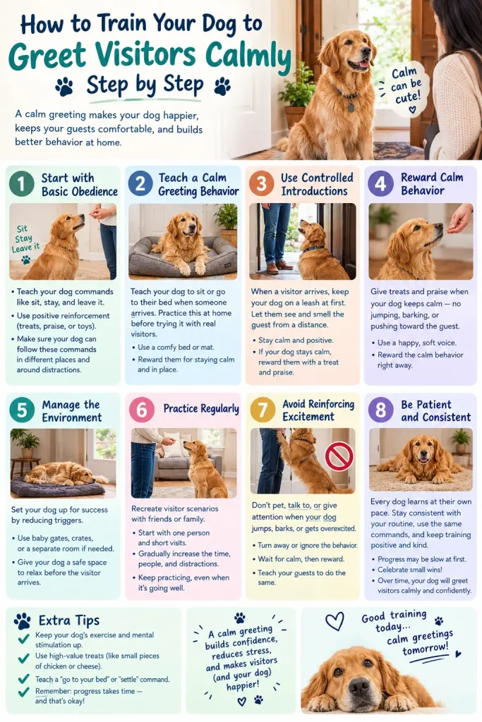 How to Train Your Dog to Greet Visitors Calmly