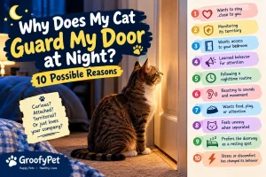 Why Does My Cat Guard My Door at Night
