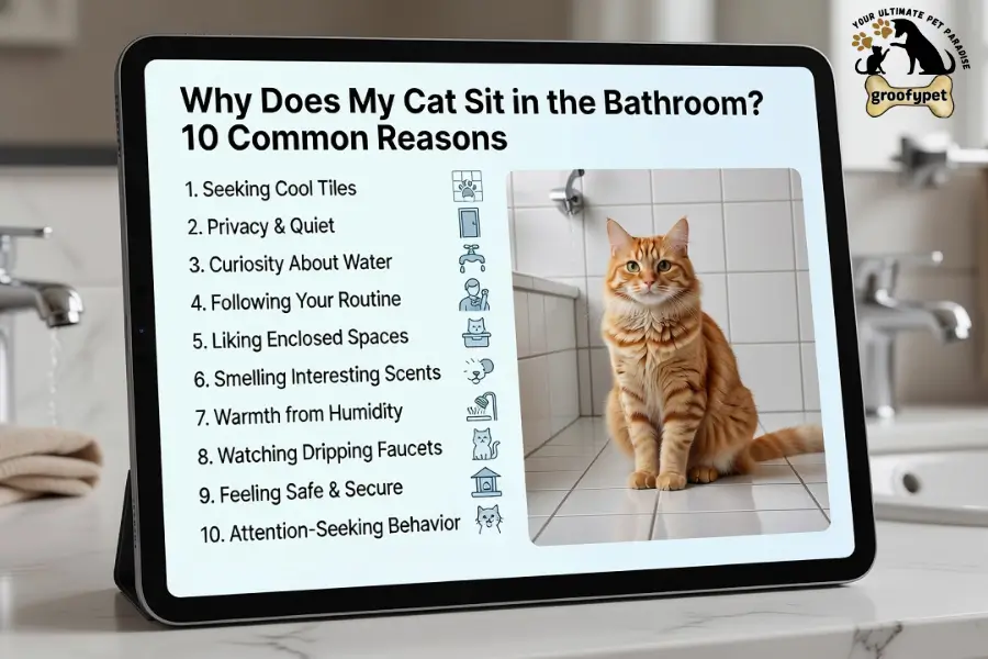 Why Does My Cat Sit in the Bathroom