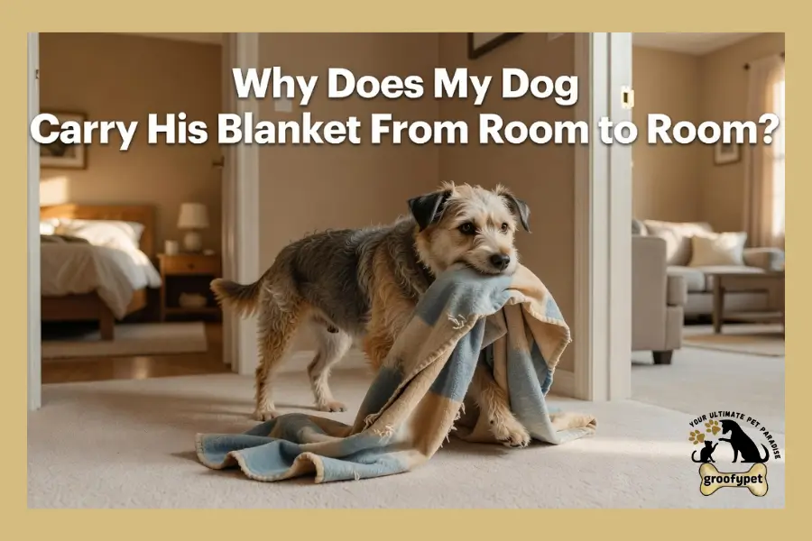 Why Does My Dog Carry His Blanket Around