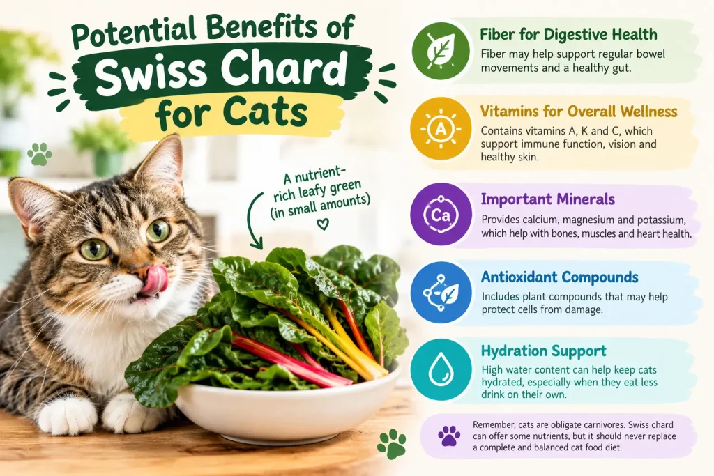 can cats eat swiss chard