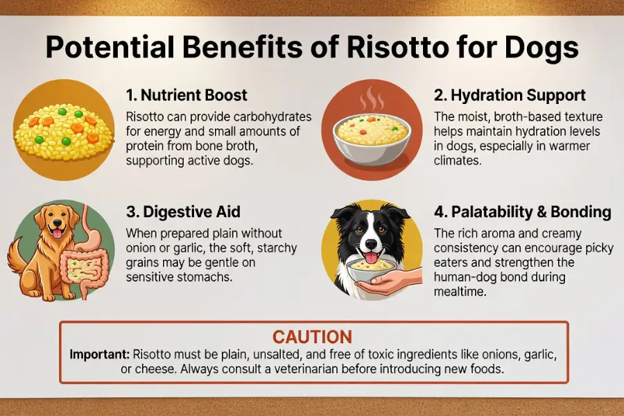 can dogs eat risotto