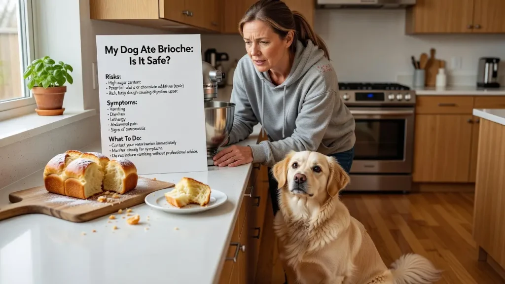 my dog ate Brioche